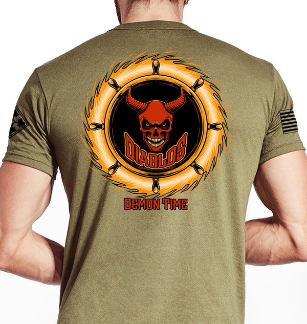 Diablos Coyote Tan Unisex Shirt Black Design. This shirt is NOT approved for PT