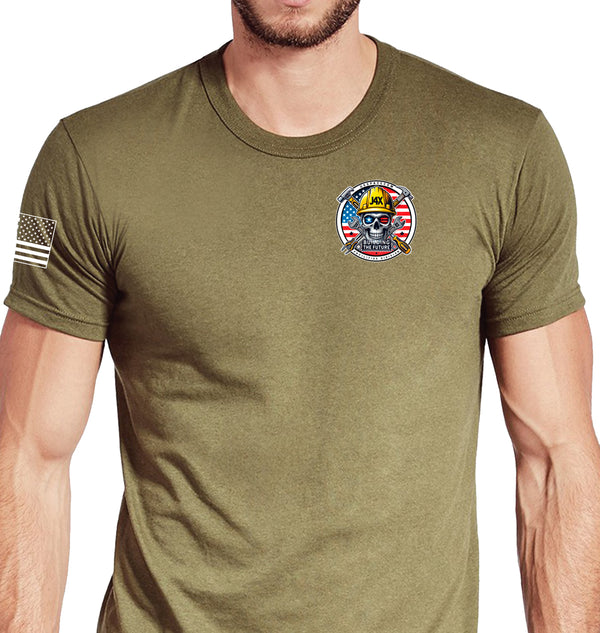 Coyote Tan Unisex Shirt. This shirt is NOT approved for PT