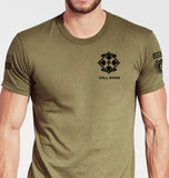 C Co Coyote Tan Unisex Shirt (Black Design). This shirt is NOT approved for PT