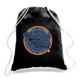 Cotton Canvas Draw String Bag- Comes in White and Black.