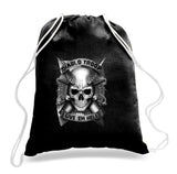 Cotton Canvas Draw String Bag- Comes in White and Black.