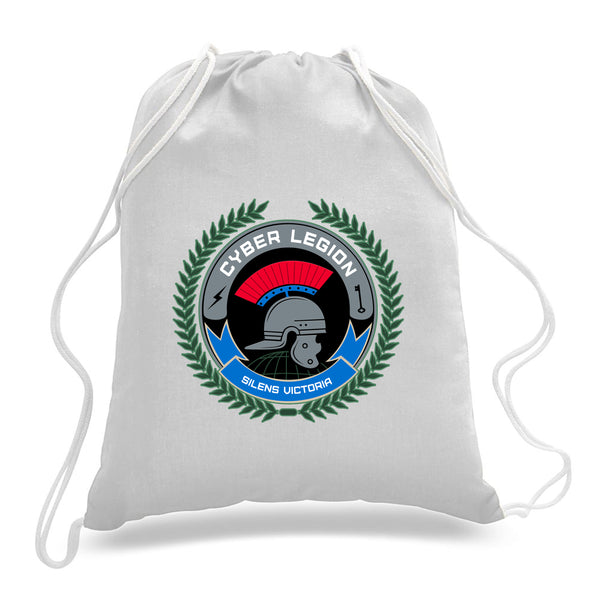 Cyber and Silent Cotton Canvas Draw String Bag- Comes in White and Black.