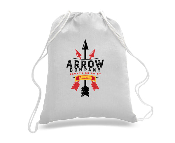 Cotton Canvas Draw String Bag- Comes in White and Black.