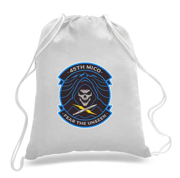 Cotton Canvas Draw String Bag- Comes in White and Black.