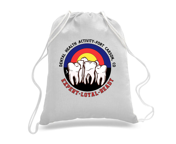 Cotton Canvas Draw String Bag- Comes in White and Black.