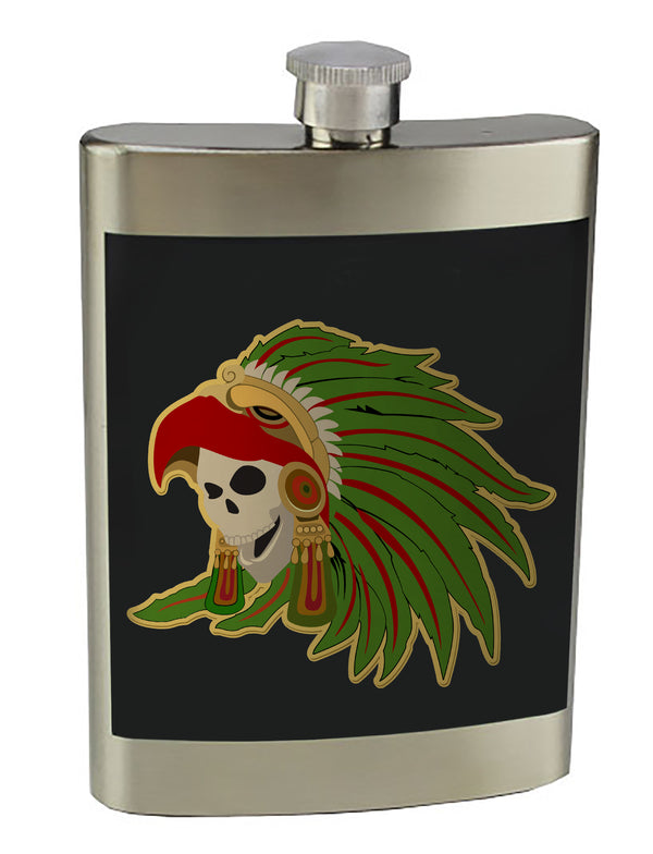 8 oz. Stainless Steel Flask with screw on lid.