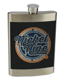 8 oz. Stainless Steel Flask with screw on lid.