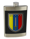 8 oz. Stainless Steel Flask with screw on lid.