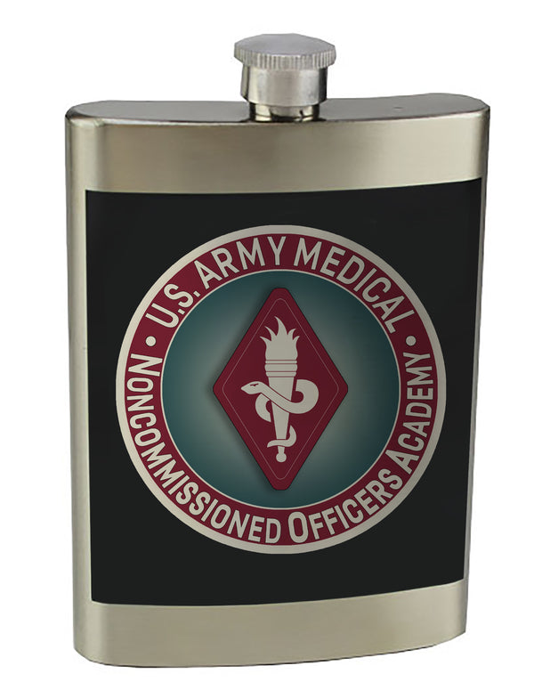 8 oz. Stainless Steel Flask with screw on lid.