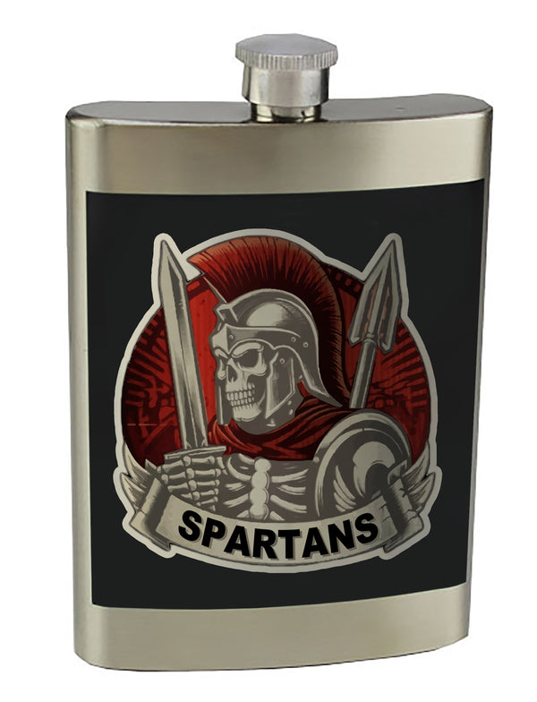 8 oz. Stainless Steel Flask with screw on lid.