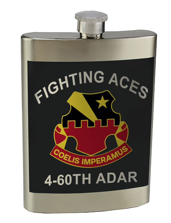 8 oz. Stainless Steel Flask with screw on lid.