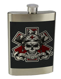 8 oz. Stainless Steel Flask with screw on lid.