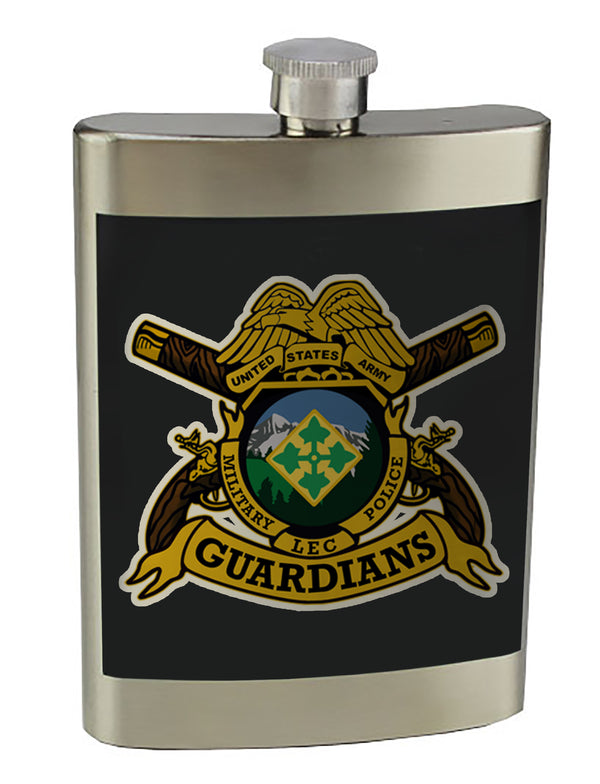 8 oz. Stainless Steel Flask with screw on lid.