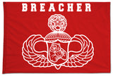 Breacher Flag. Two Sided with Grommets, Perfect for Flying Outside. Comes in multiple sizes, and Colors.