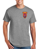 B Troop 4321 Grey 50-50 Blend Unisex Short Sleeve Shirt