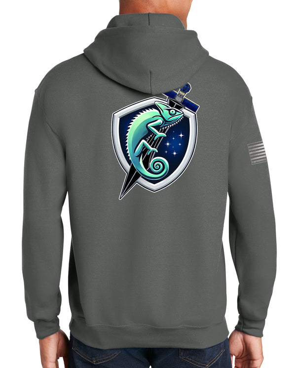 Grey Hoodie Sweatshirt. This sweatshirt is NOT approved for PT.