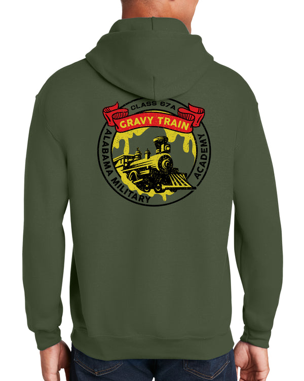 OCS Class OD Green Hoodie Sweatshirt. This sweatshirt is NOT approved for PT.