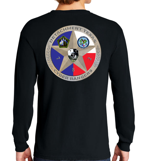 Det TX Co Long Sleeve 50-50 Blend Unisex Shirt. This shirt IS approved for PT.