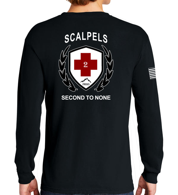 Second to None Long Sleeve 50-50 Blend Unisex Shirt. This shirt IS approved for PT.