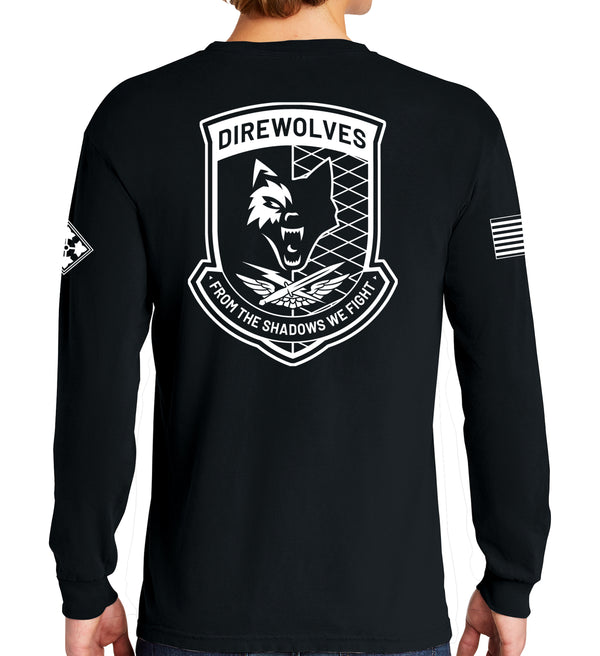 Long Sleeve 50-50 Blend Unisex Shirt. White Design. This shirt IS approved for PT