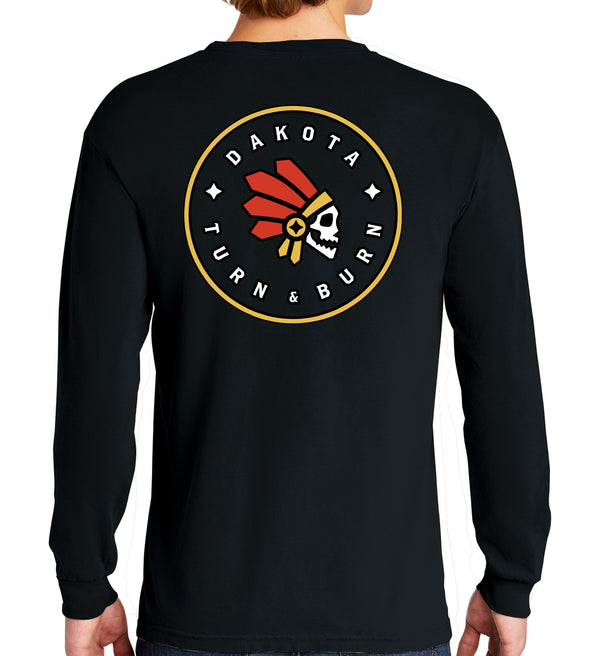 Dakota Long Sleeve 50-50 Blend Unisex Shirt. This shirt IS approved for PT