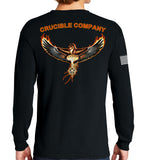 Cadre Long Sleeve 50-50 Blend Unisex Shirt. This shirt IS approved for PT