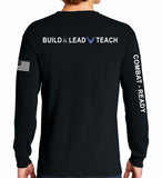 NCO Long Sleeve 50-50 Blend Unisex Shirt. This shirt IS approved for PT