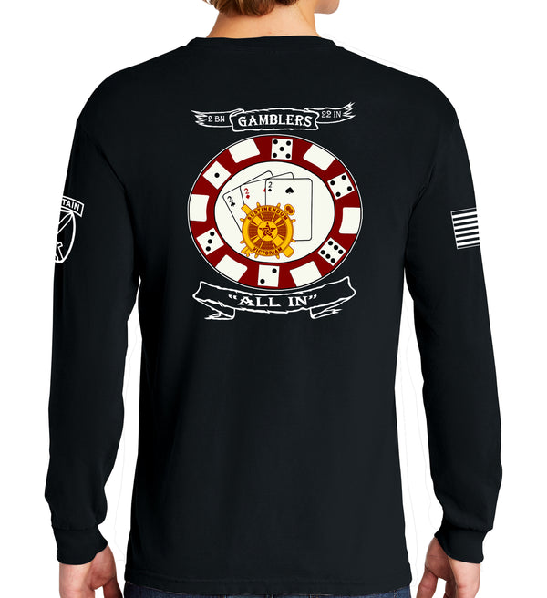 Long Sleeve 50-50 Blend Unisex Shirt. This shirt IS approved for PT.