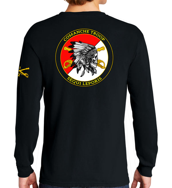 C Co Long Sleeve 50-50 Blend Unisex Shirt. This shirt IS approved for PT