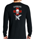 Sawbone Lethal Gear Long Sleeve 50-50 Blend Unisex Shirt. This shirt IS approved for PT