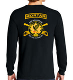 Mortar Long Sleeve 50-50 Blend Unisex Shirt. This shirt IS approved for PT