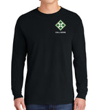 Mortar Long Sleeve 50-50 Blend Unisex Shirt. This shirt IS approved for PT