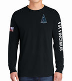 LS 50-50 Blend Unisex Shirt (Text Down Sleeve). This shirt IS approved for PT