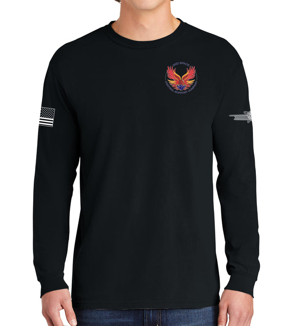 2nd Phoenix Long Sleeve 50-50 Blend Unisex Shirt. This shirt IS approved for PT