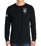 Bandits (White) Long Sleeve 50-50 Blend Unisex Shirt. This shirt IS approved for PT