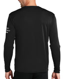 LS Polyester Performance Shirt. Feels like Cotton. Plain Back