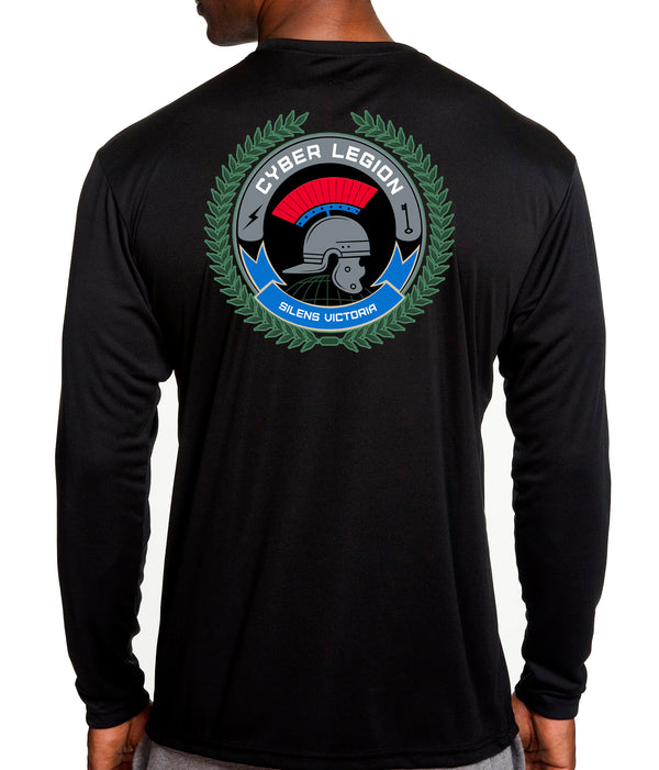 Cyber Long Sleeve Performance PT Shirt. This shirt IS approved for PT.