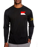 Long Sleeve Performance PT Shirt. This shirt IS approved for PT.