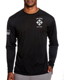 Bandits (Color) Long Sleeve Performance Unisex Shirt. This shirt IS approved for PT