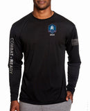 NCO Black on Black Long Sleeve Performance PT Shirt. This shirt IS approved for PT.