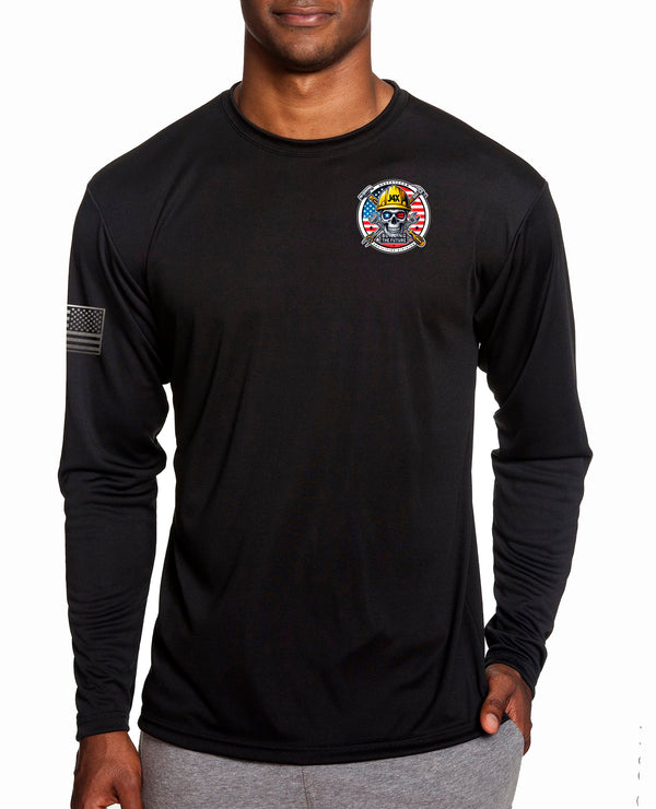 Long Sleeve Performance PT Shirt. This shirt IS approved for PT.