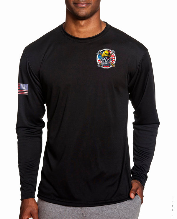 Red Flag Long Sleeve Performance PT Shirt. This shirt IS approved for PT.