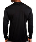 LS Athletic Performance Shirt. (Silky Feel) Plain Back