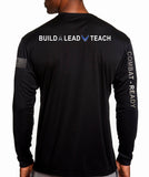 NCO Black on Black Long Sleeve Performance PT Shirt. This shirt IS approved for PT.