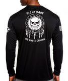 Nightmare Long Sleeve Performance PT Shirt. This shirt is NOT approved for PT.