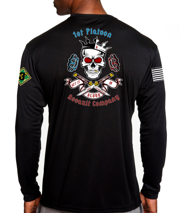 Platoon Long Sleeve Performance PT Shirt. This shirt IS approved for PT.