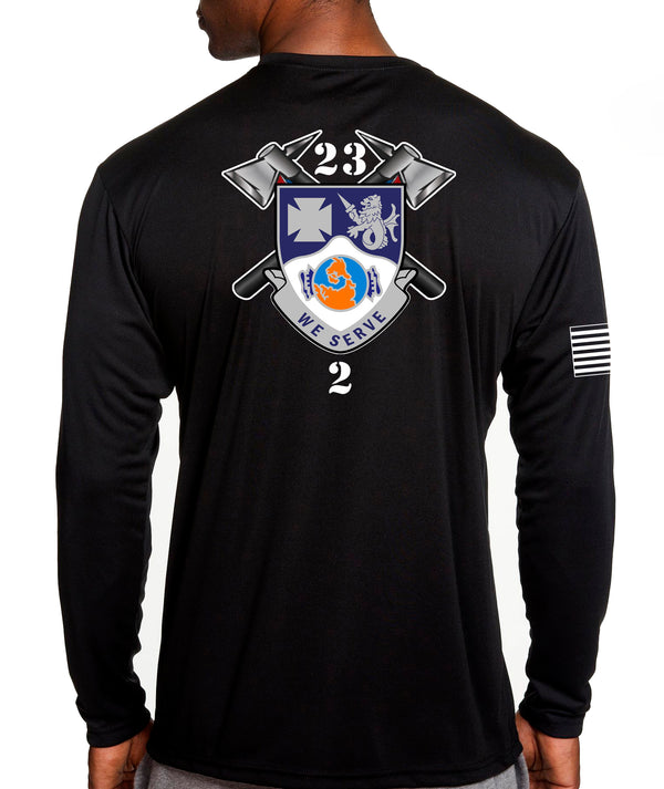 Tomahawk BN Long Sleeve Performance Unisex Shirt. This shirt IS approved for PT