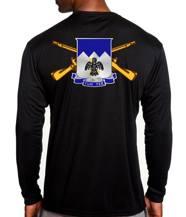 Long Sleeve Performance Unisex Shirt. This shirt IS approved for PT.