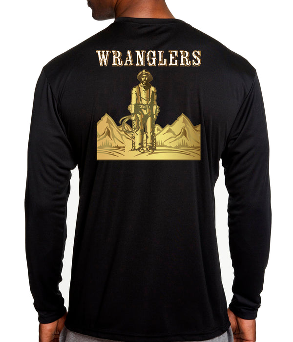 Wranglers Long Sleeve Performance Unisex Shirt. This shirt IS approved for PT