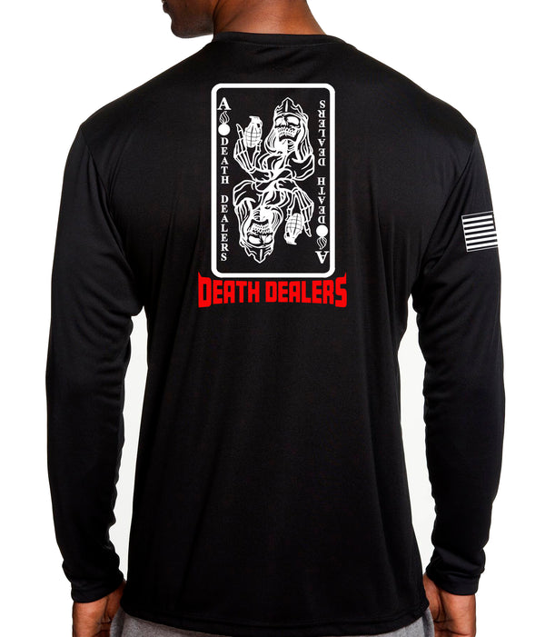 Long Sleeve Performance PT Shirt. This shirt IS approved for PT.